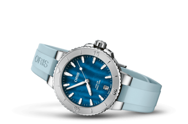 Oris Aquis Date Aegean Blue