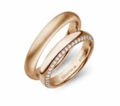 Roségouden trouwringen Brillante 0,32ct