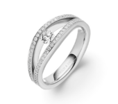 Platina ring Tensio