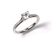 Platina Solana ring 0,60ct