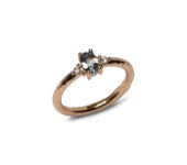 Geelgouden ring met aquamarijn JRR0097G