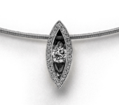 Platina collier Tensio 0,30ct H-P7521.03000