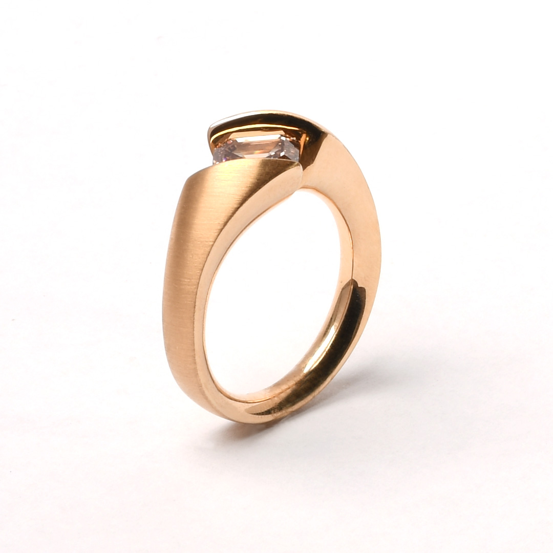 Roségouden Calla ring