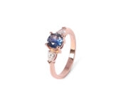 Fairmined gouden ring Emma met onbehandelde saffier