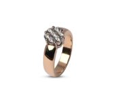 Bicolor ring Candela met briljanten 0,70ct