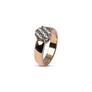 Bicolor ring Candela met briljanten 0,70ct