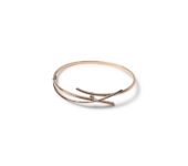 Bicolor gouden spanningsarmband 0,18ct