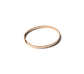 Gouden op spanning gesmede armband