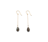Geelgouden oorhangers Maxima lang PCO0508G