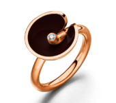 Rosegouden ring Flora
