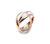 Bicolor trinity ring 2,5mm