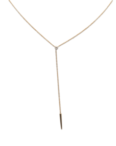 Gouden Eméline collier 0,05ct