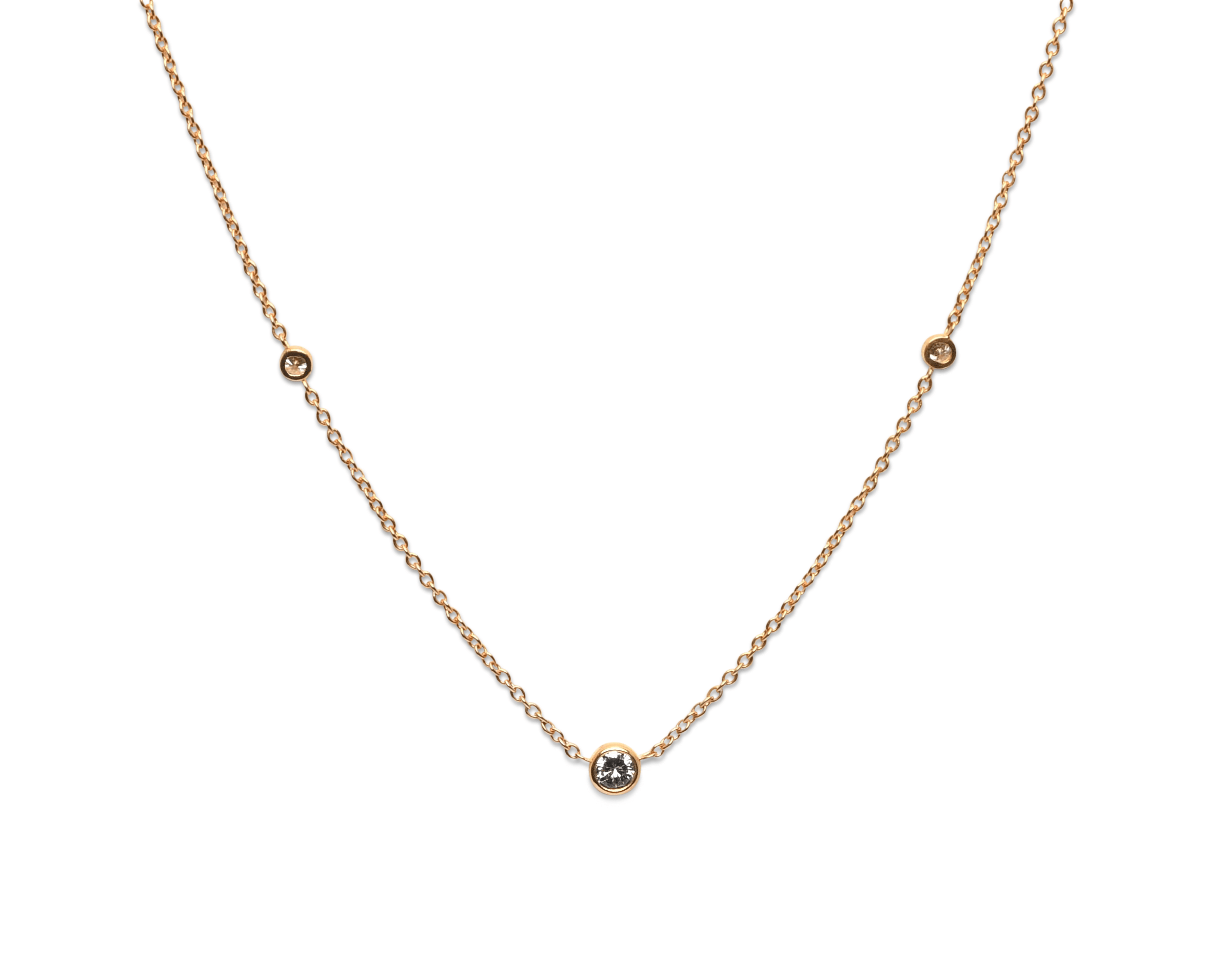 Geelgouden Falling In Love collier
