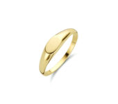 Gouden initiaal ring