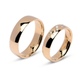 Gouden trouwringen 0,10ct
