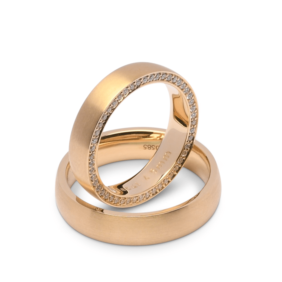 Gouden trouwringen 0,24ct