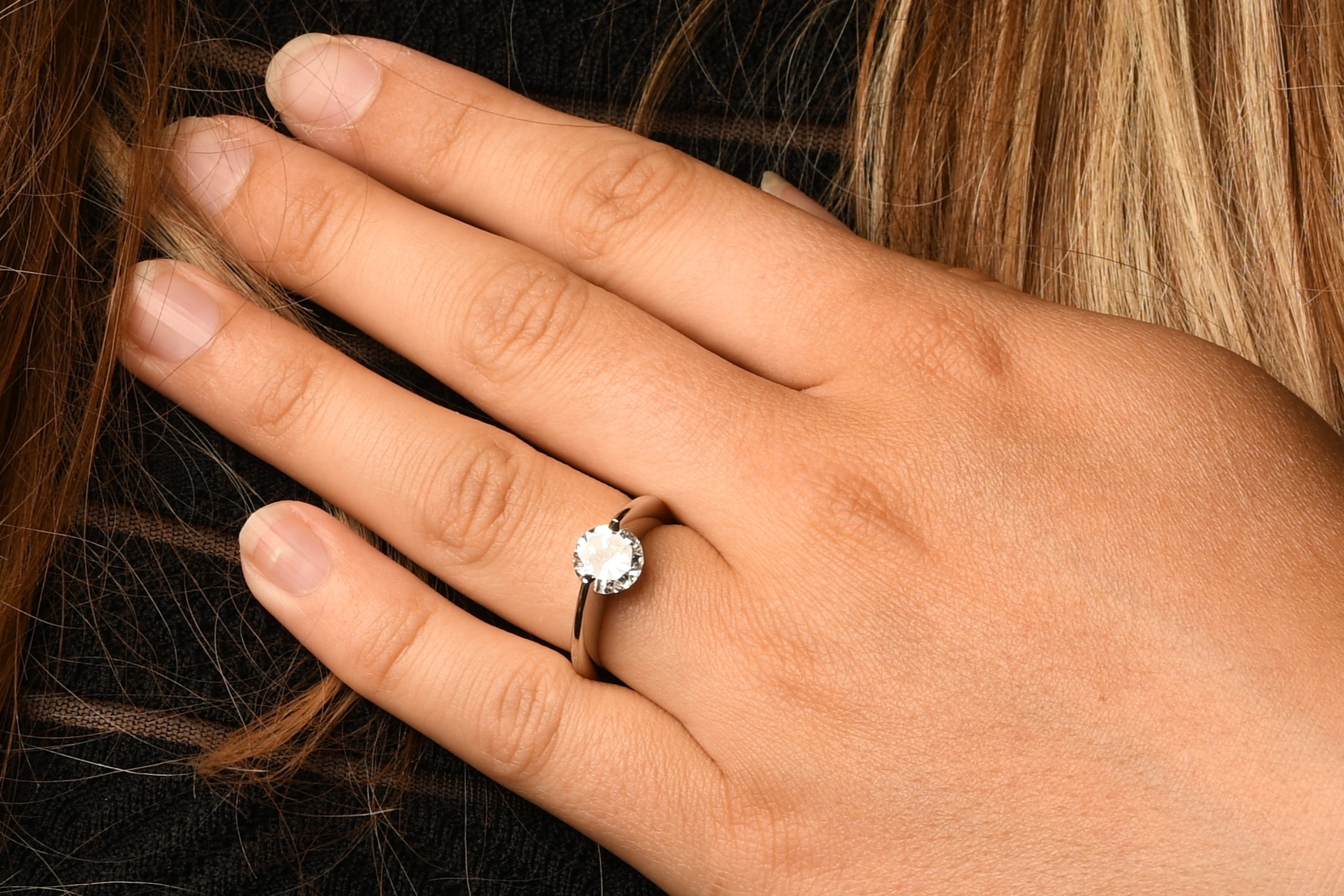 Platina ring Liberté 1,80ct