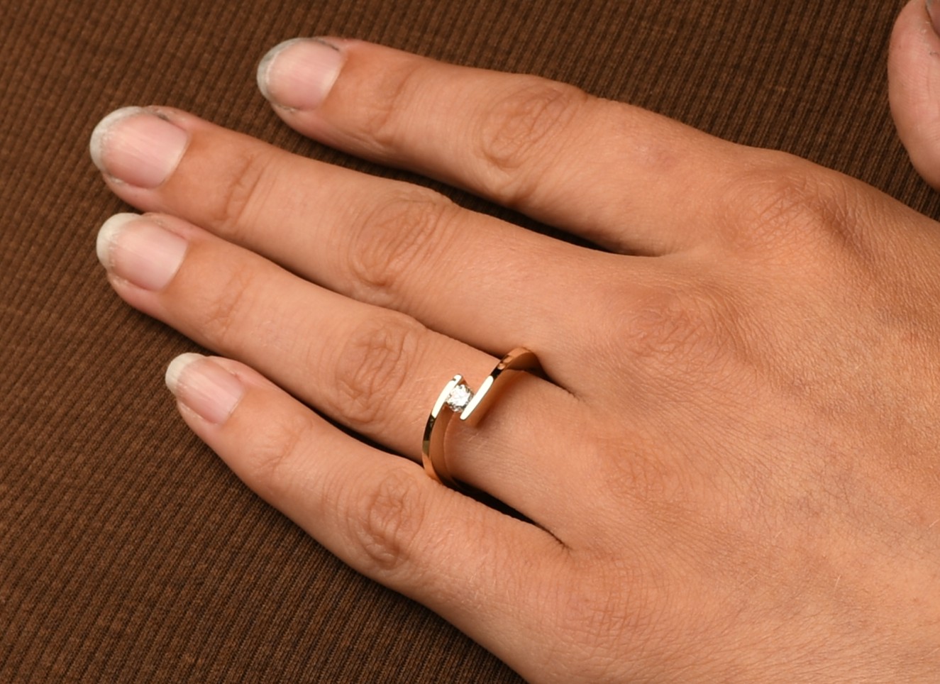 Gouden ring Femma 0,19ct