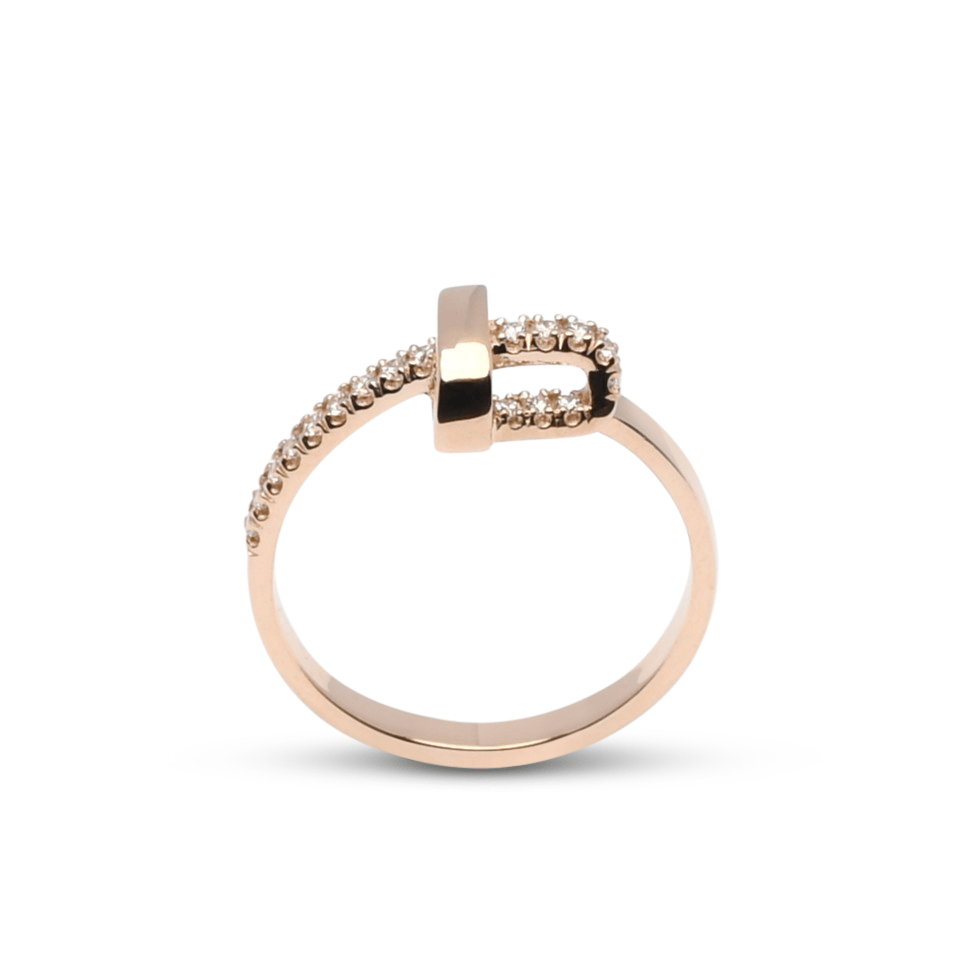 Gouden ring Loversknot