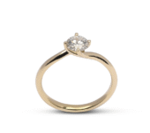 Gouden ring Fleur
