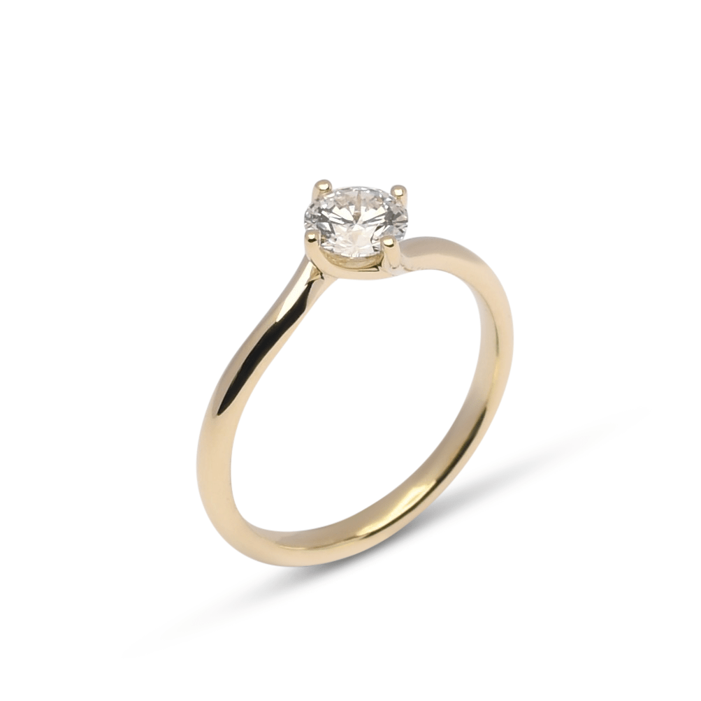 Gouden ring Fleur