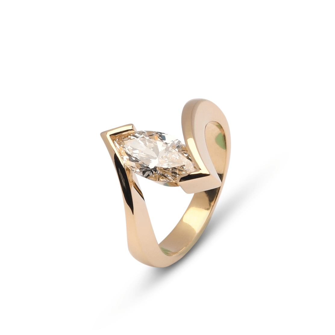 Gouden ring Seraphine