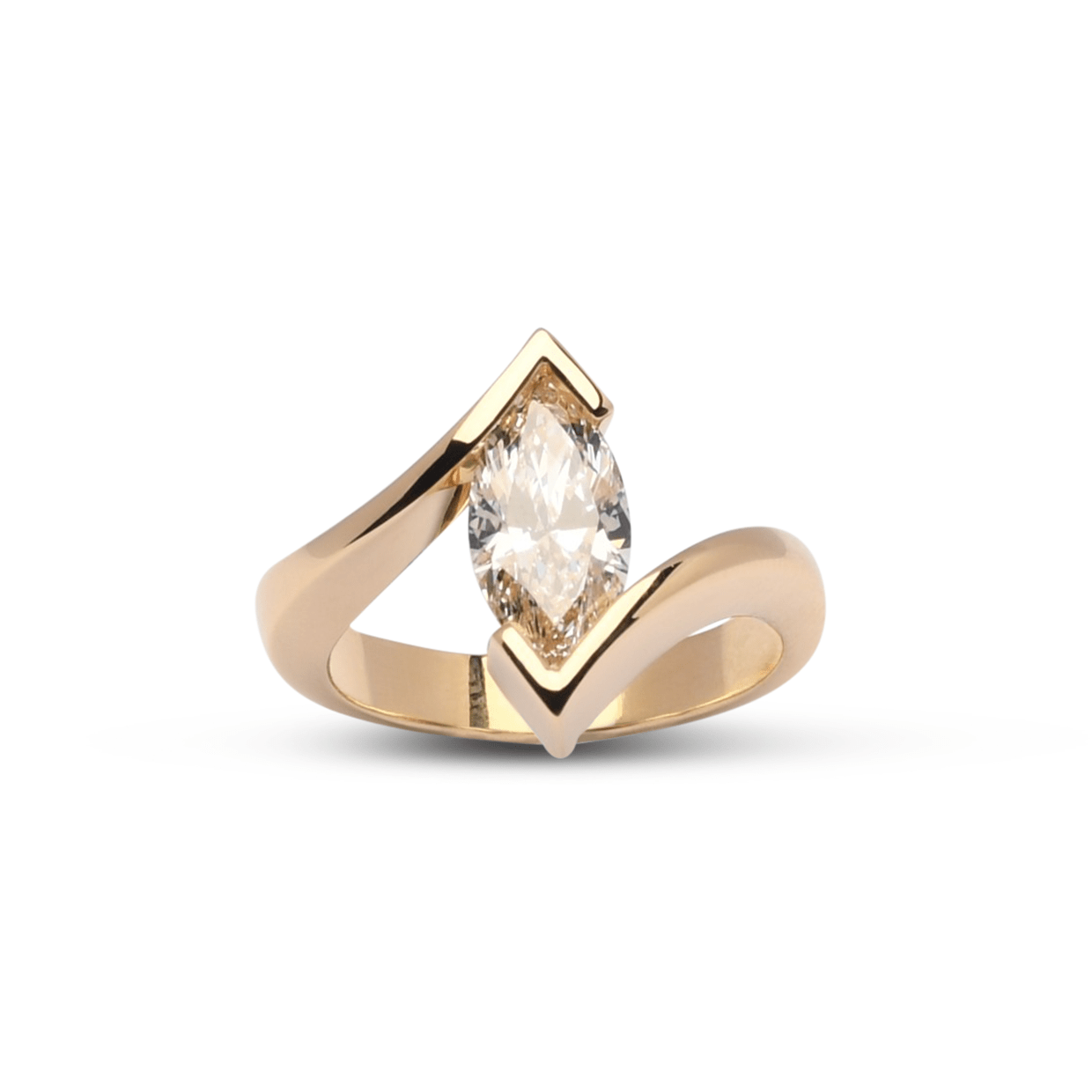 Gouden ring Seraphine