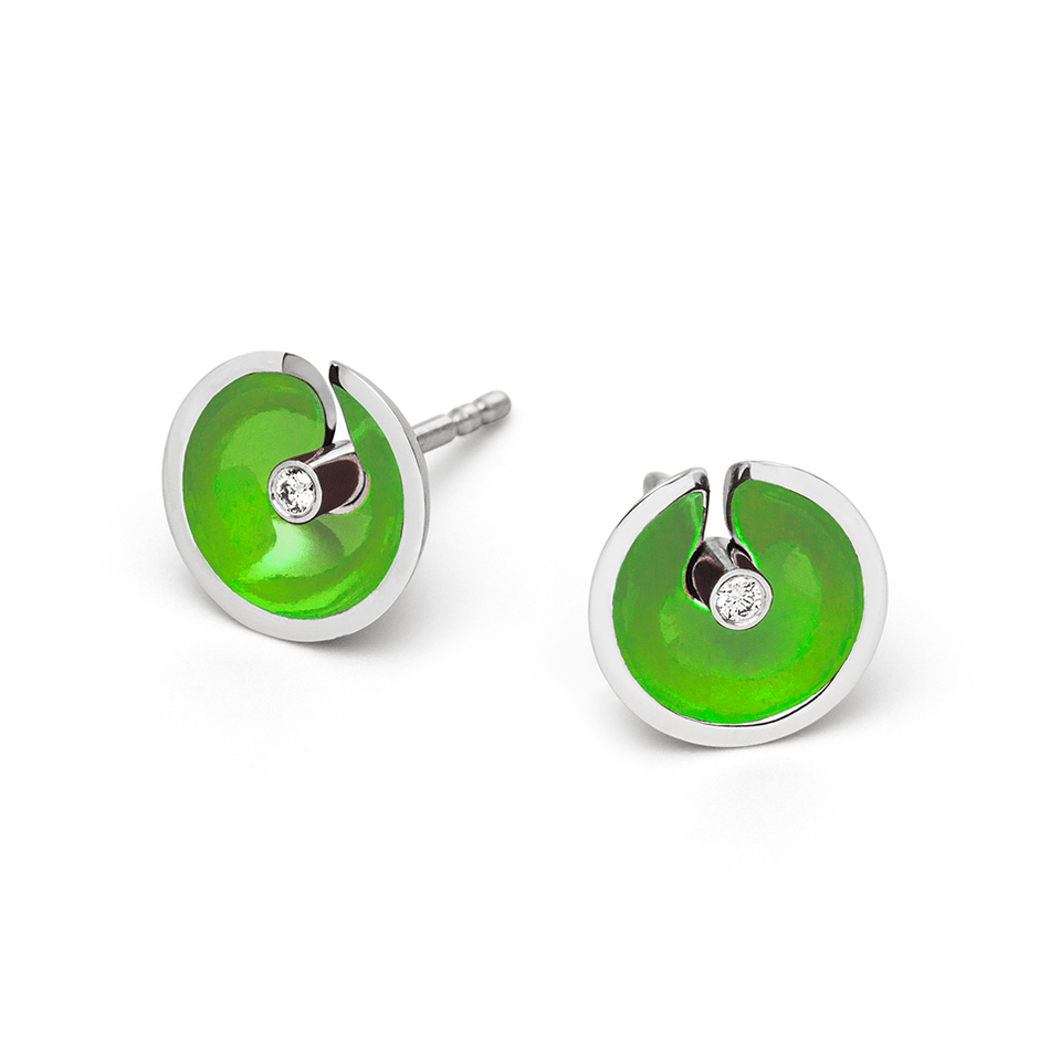 Platina oorstekers Flora