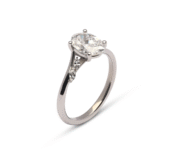 Platina ring Aveline