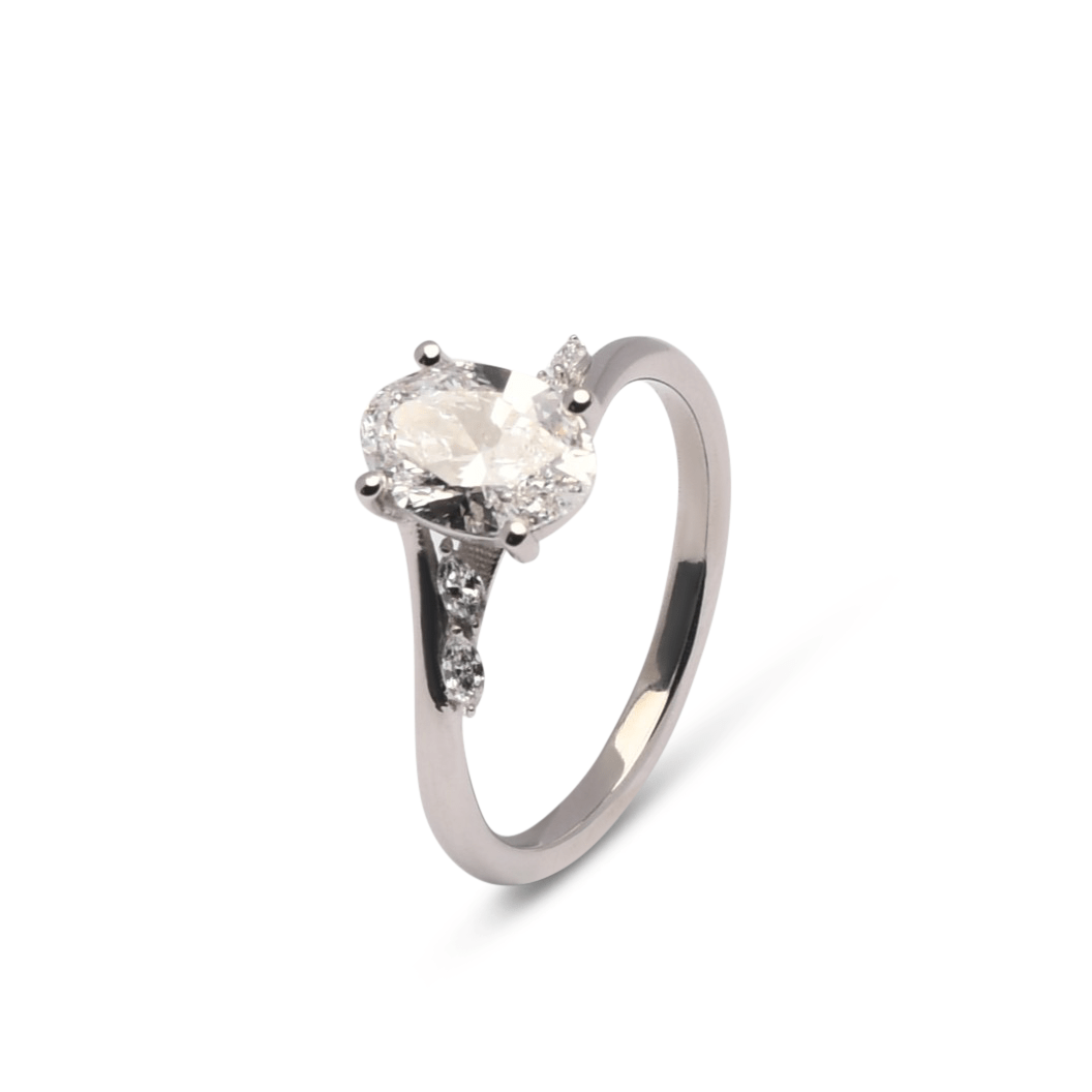 Platina ring Aveline