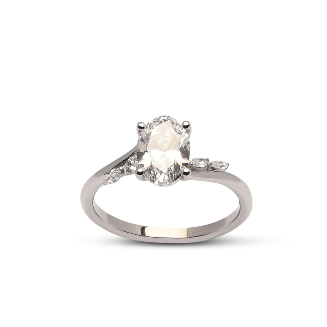 Platina ring Aveline