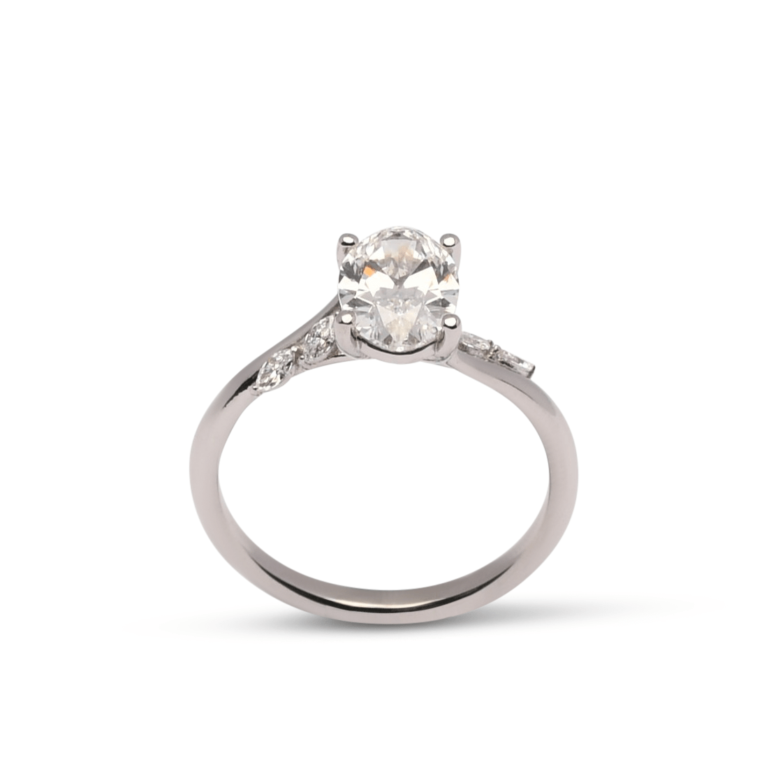 Platina ring Aveline