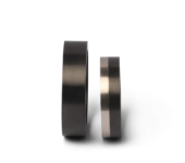 Platina met zirkonium trouwringen