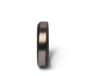 Zirkonium met platina herenring