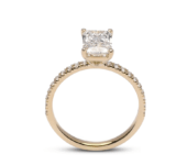 Gouden ring Elyndra radiant diamant 2ct