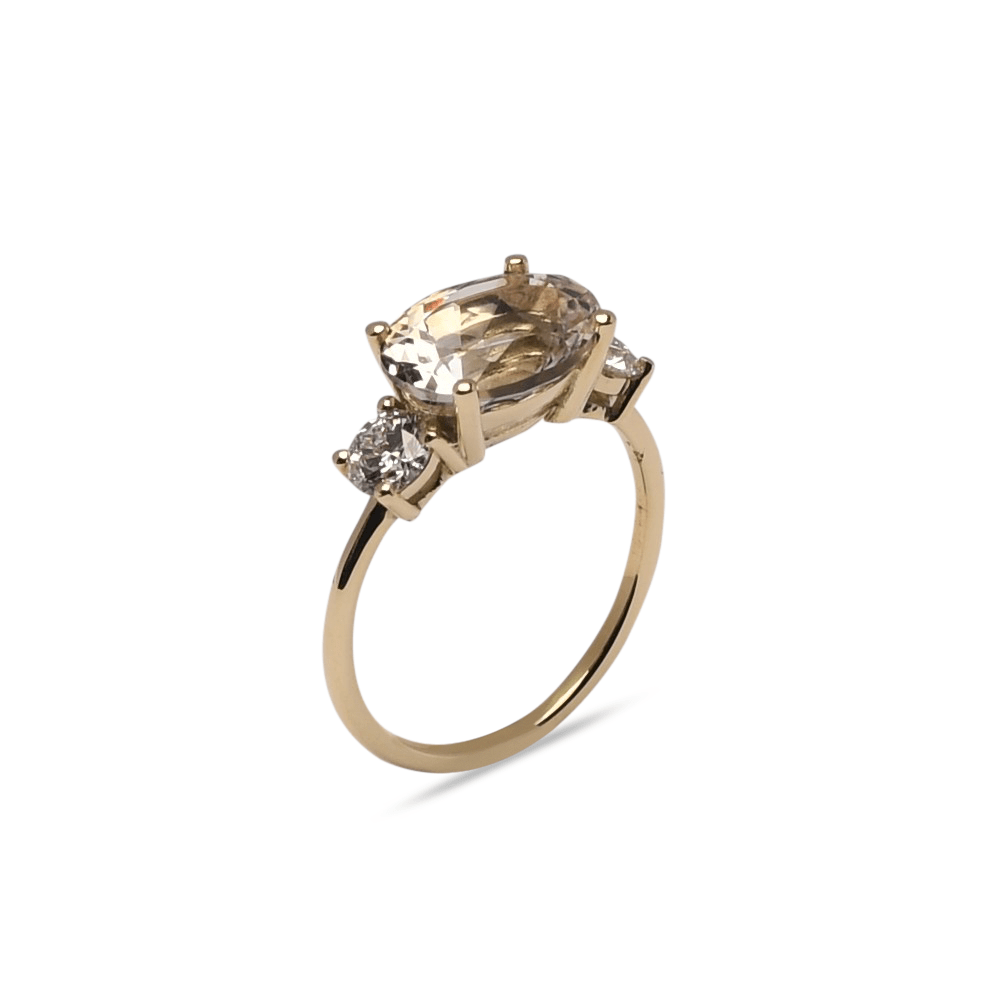 Gouden ring morganiet
