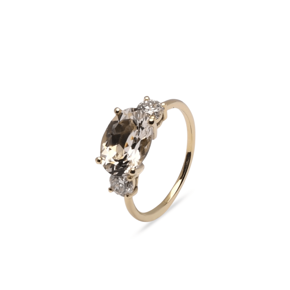 Gouden ring morganiet