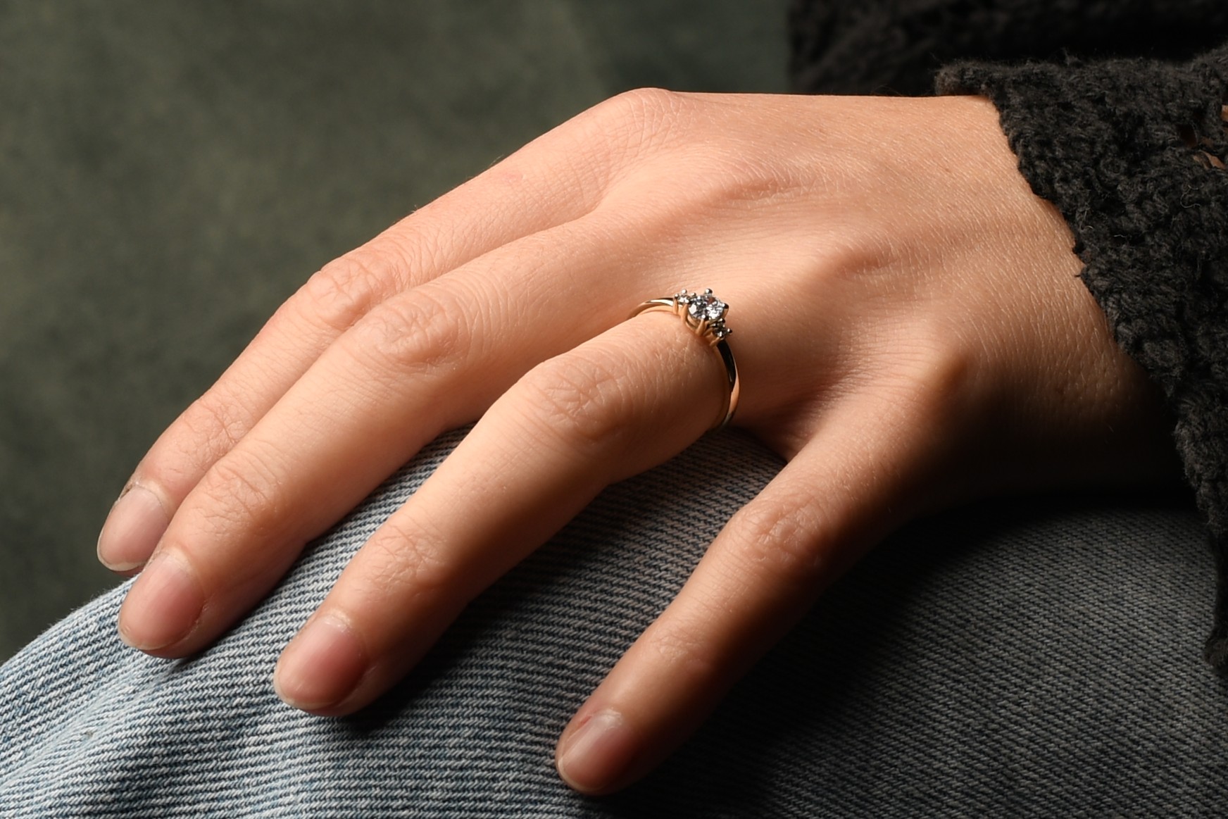 Gouden ring Elysienne